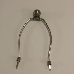 6 inch Lamp Harp Holder for Table and Floor Lamps (Chrome Polished)